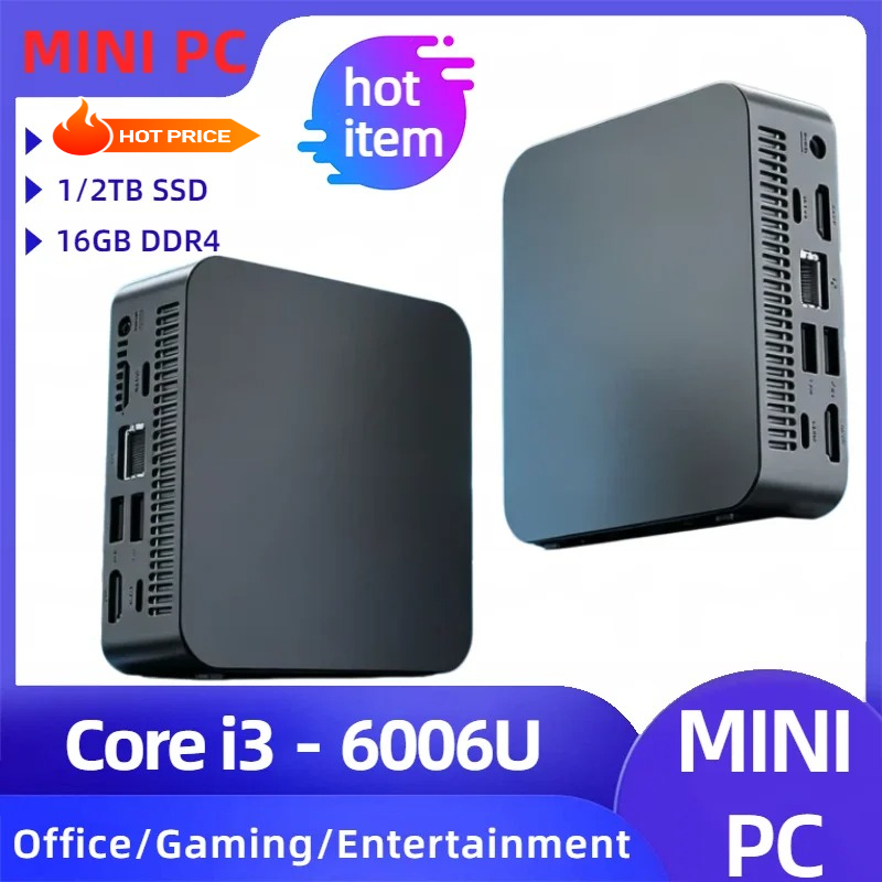 Pc Gaming I3 - All‑in‑One Mini Gaming Office PC i3‑6006U