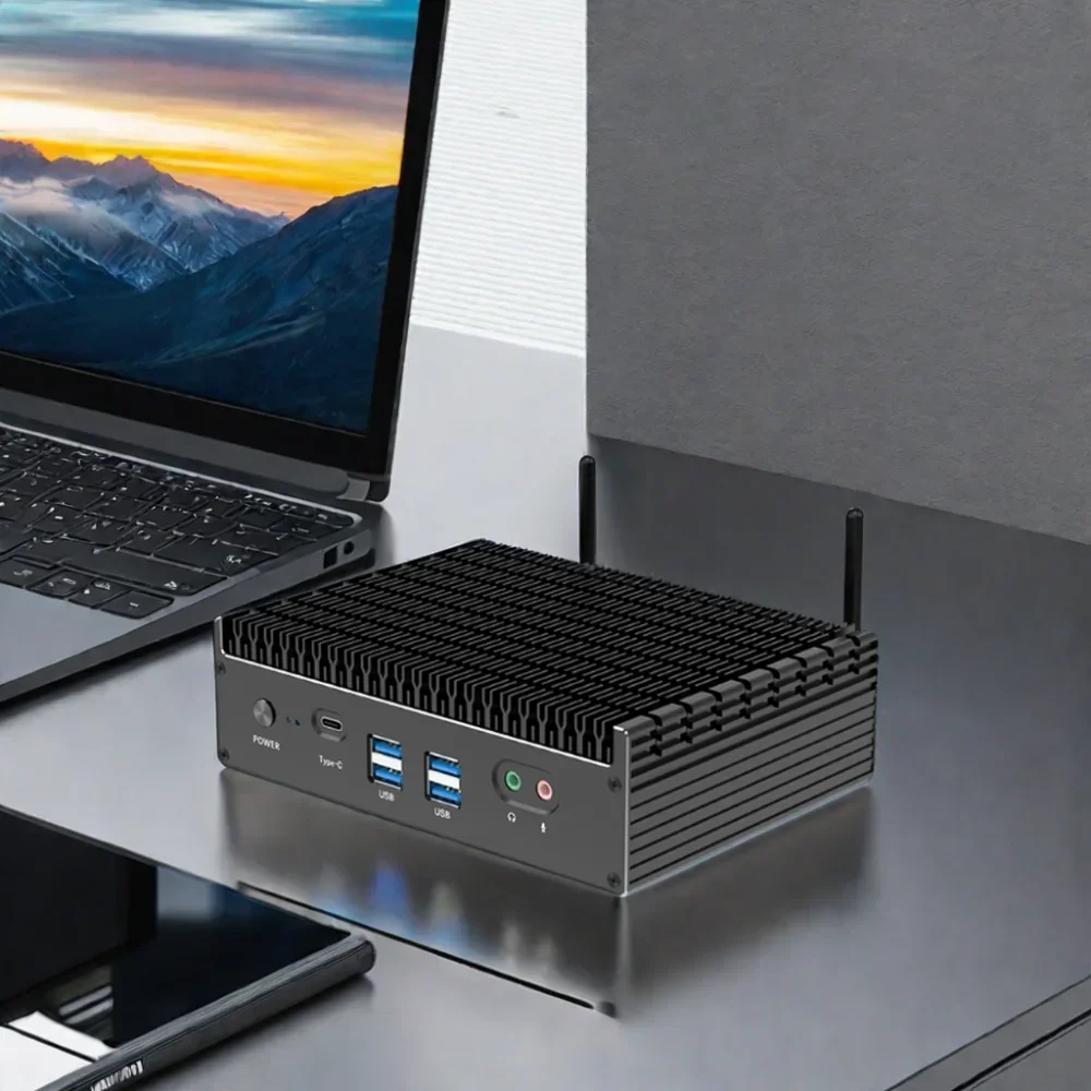 NEW Fanless Mini Gaming PC Bar - огляд і ціна Pc Gaming I3