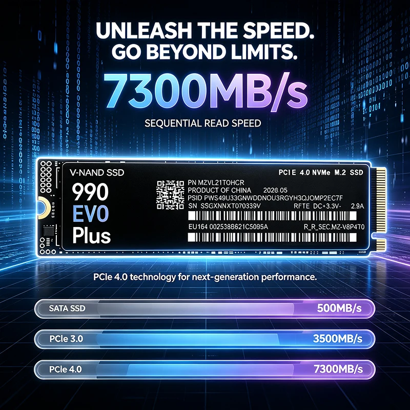New 990 EVO Plus M.2 2280 NVMe - огляд і ціна Pc Gaming News