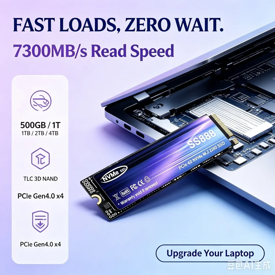 New SS888 M.2 2280 SSD 7300MB/ - огляд і ціна Pc Gaming News