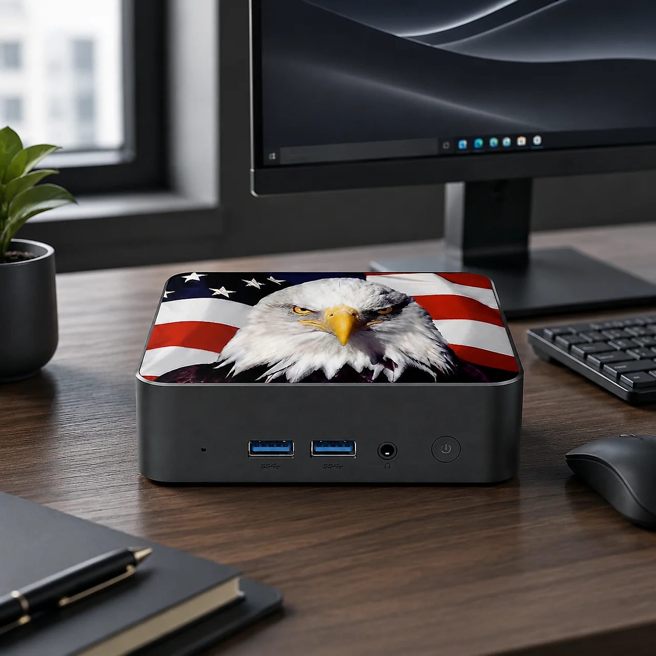 Slim Canada Flag Mini Desktop  - огляд і ціна Pc Gaming Usa