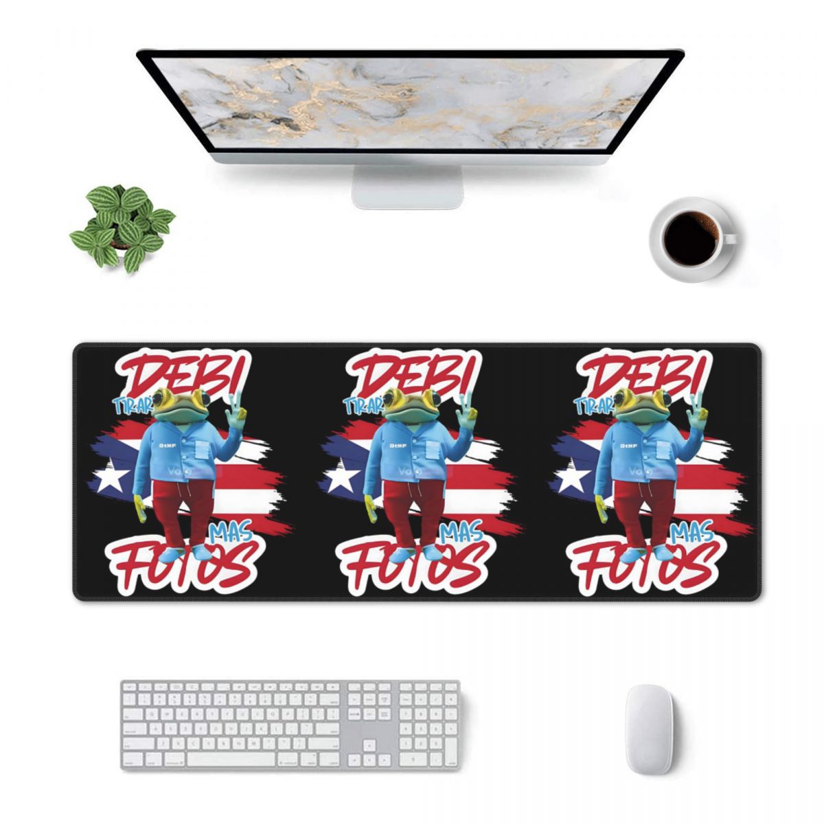 Large Mouse Pad Bad Bunny DTMF - огляд і ціна Pc Gaming Foto