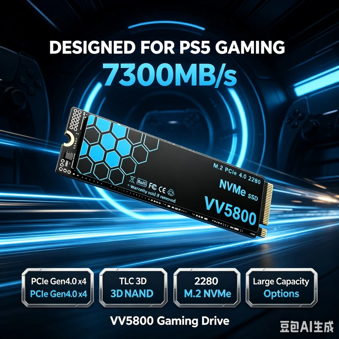 VV5800 New M.2 NVMe SSD PCIe G - огляд і ціна Pc Gaming News