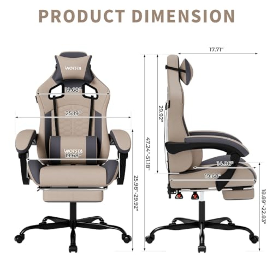 Gaming Chair with Massage, Erg - огляд і ціна Gaming Chair