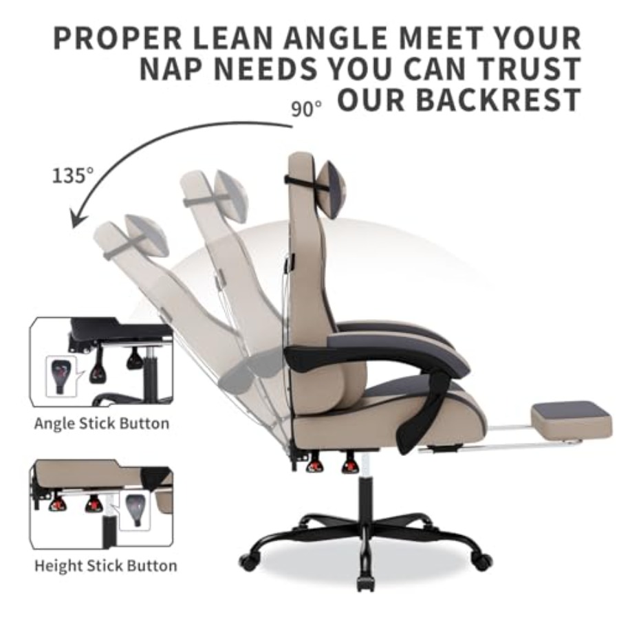 Gaming Chair with Massage, Erg - огляд і ціна Gaming Chair