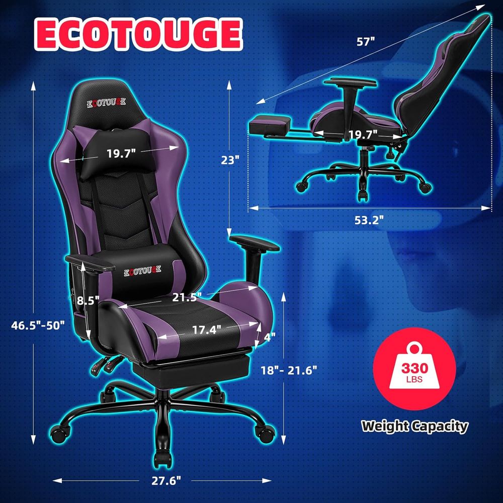 Racing-Style Gaming Chair with - огляд і ціна Gaming Chair