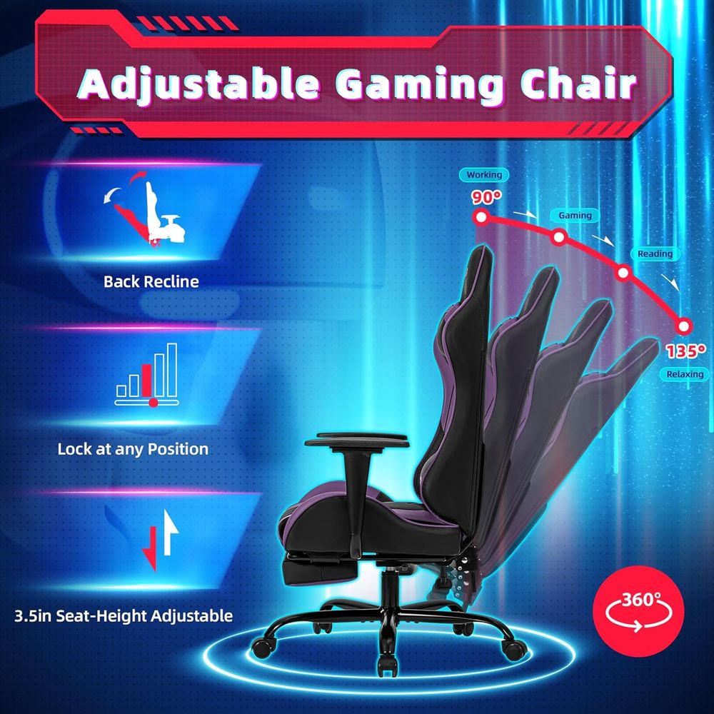 Racing-Style Gaming Chair with - огляд і ціна Gaming Chair