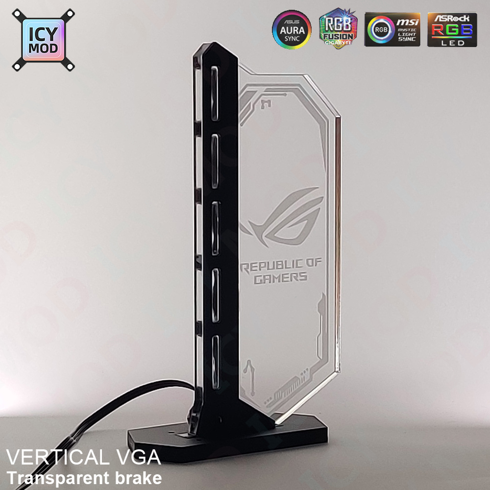 Transparent Vertical GPU Suppo - огляд і ціна Pc Gaming Nvidia 4090