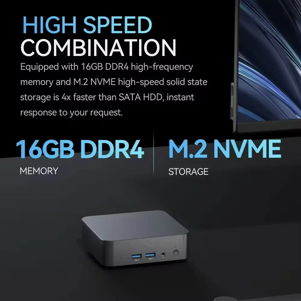 Mini PC Windows 11 Intel Core  - огляд і ціна Pc Gaming I3