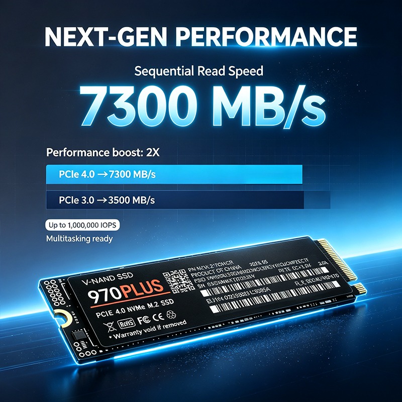 New 970 PLUS 7400MB/s Internal - огляд і ціна Pc Gaming News