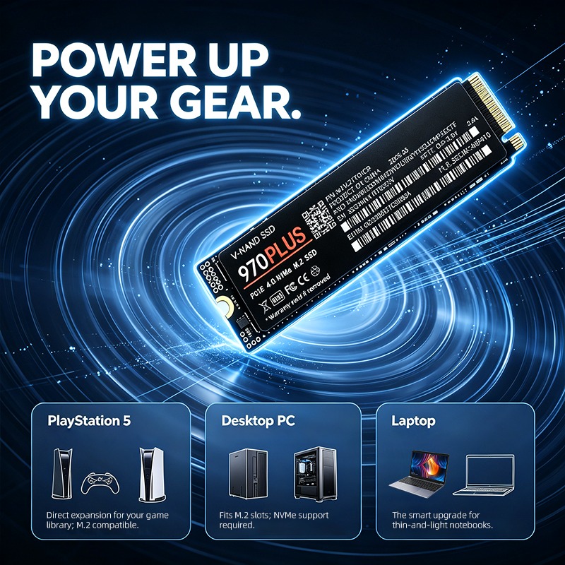 New 970 PLUS 7400MB/s Internal - огляд і ціна Pc Gaming News