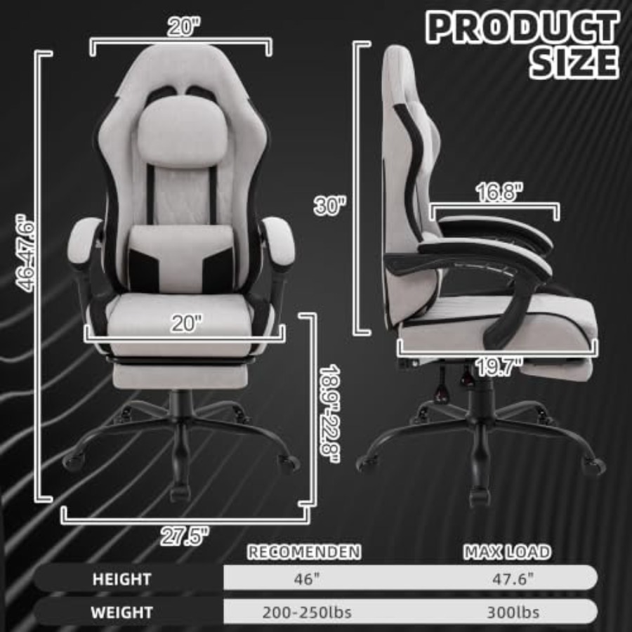 Gaming Chair for Adults: Fabri - огляд і ціна Gaming Chair
