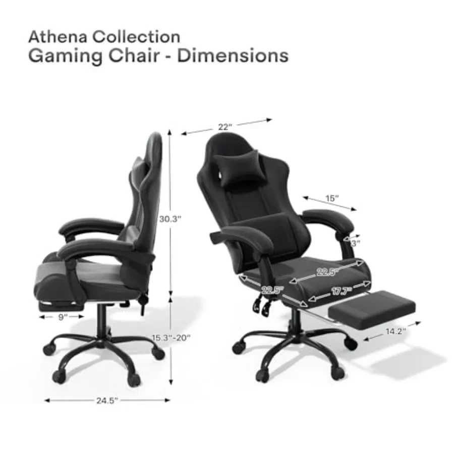 Ergonomic Gaming Chair with Fo - огляд і ціна Gaming Chair