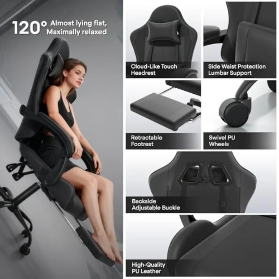 Ergonomic Gaming Chair with Fo - огляд і ціна Gaming Chair